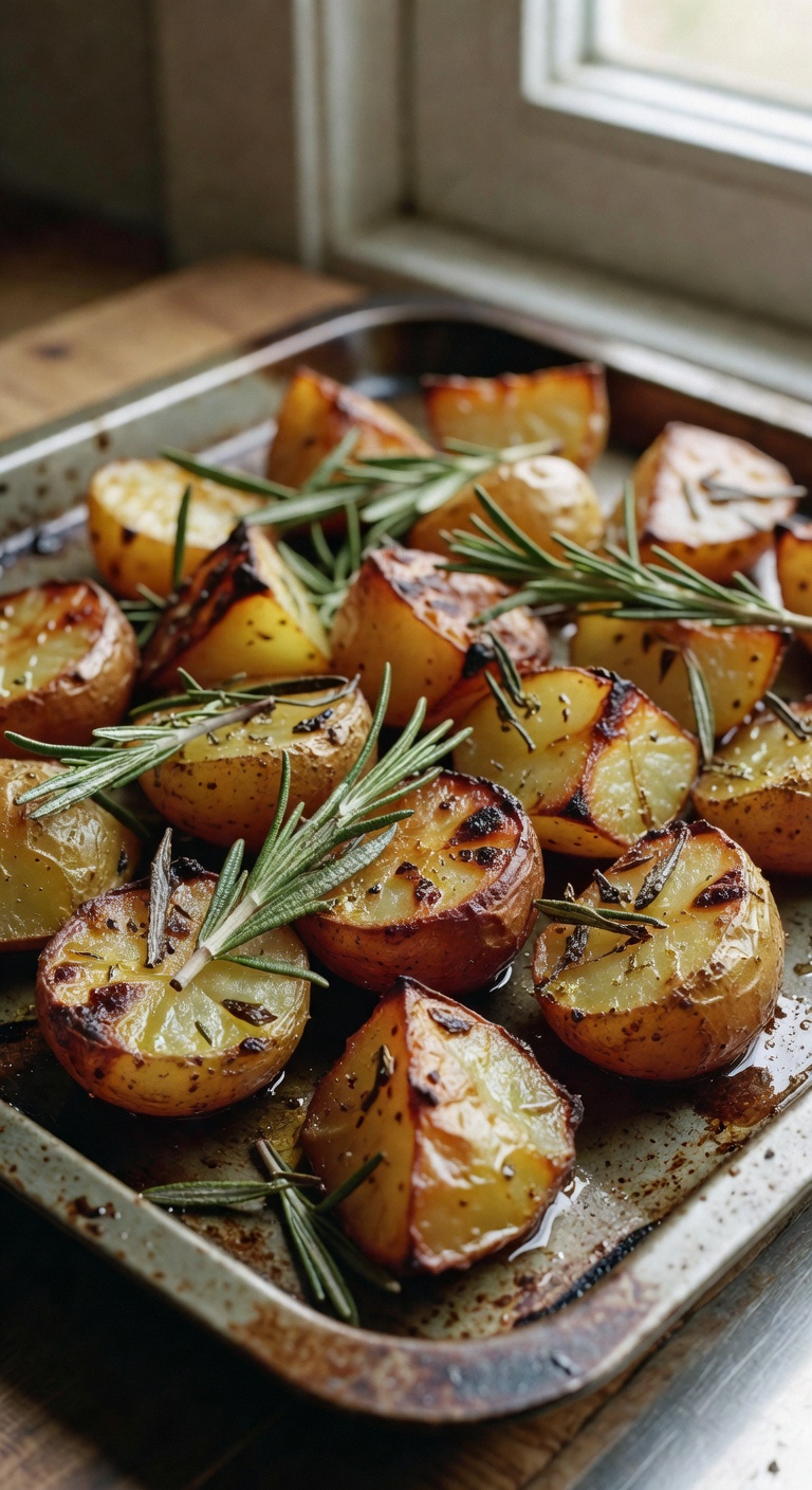 roasted-potatoes, crispy-edges
